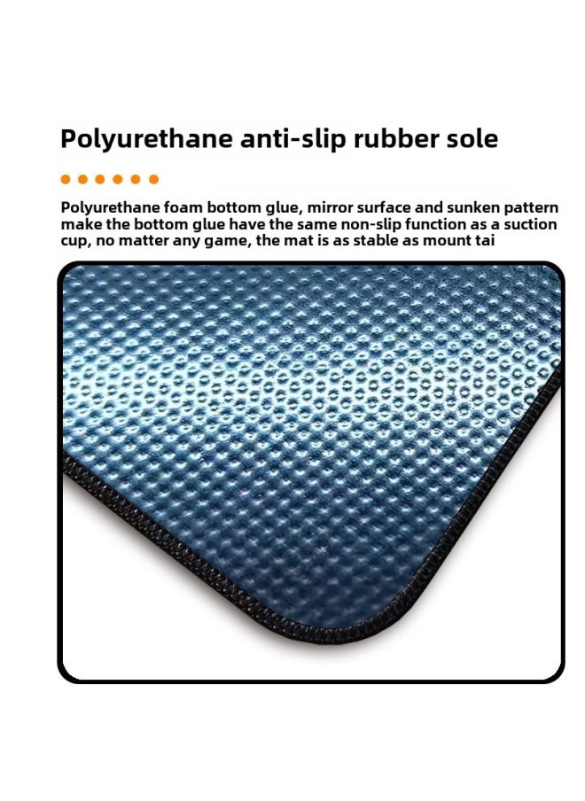 Generic - Rui Path [Ling Xue] Polo Foam Polyurethane Foam Material High-end Game Competitive Mouse Pad Similar To Zero-Pattern:Star Flash Bottom 450*400*4mm - Image 1