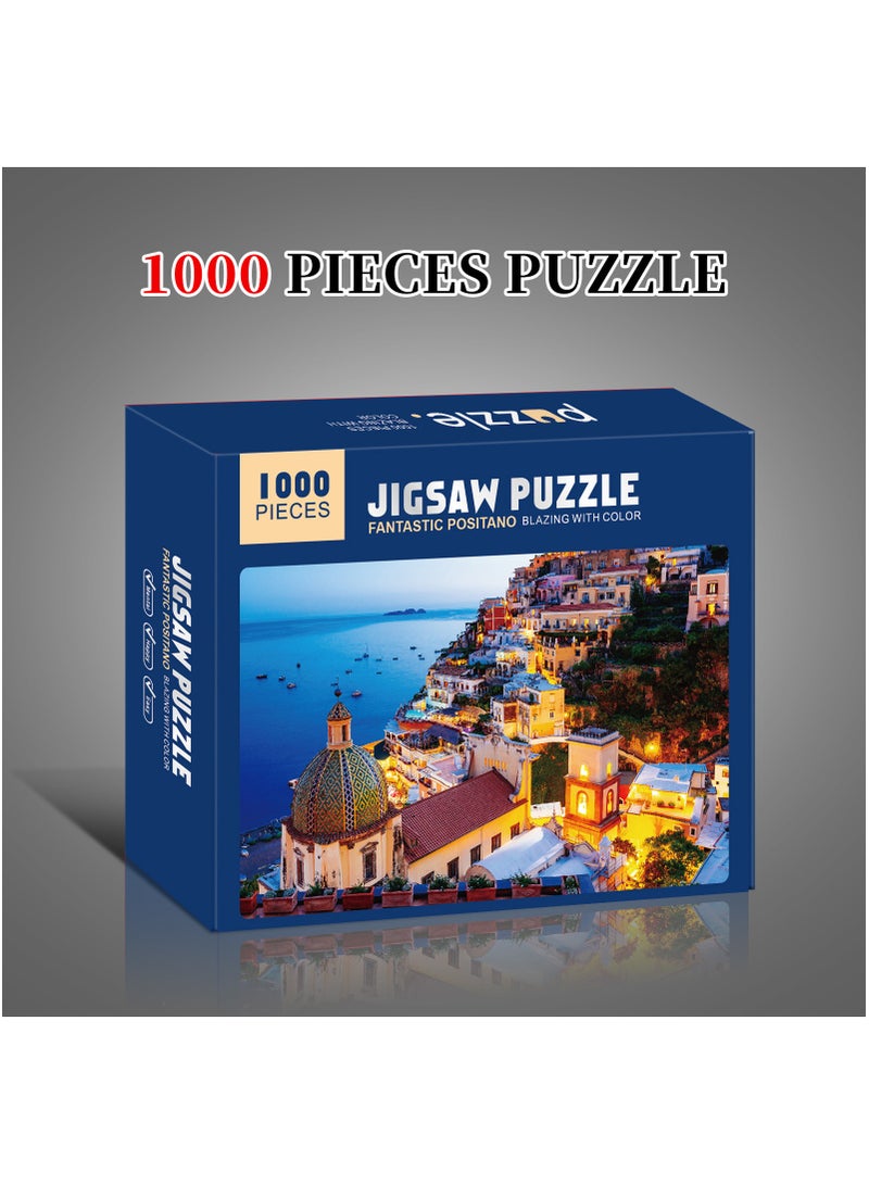 Anna 1000 Thick Paper Puzzle Pieces For Puzzle Solving And Decompression - Image 1