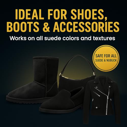 Eagle Black Suede Dye for Shoes, Boots, & Accessories – Permanent Suede Color Restorer with Built-in Applicator – Shoe Dye for Touch-Ups, Customization & Repairs – 3 fl oz - Image 3