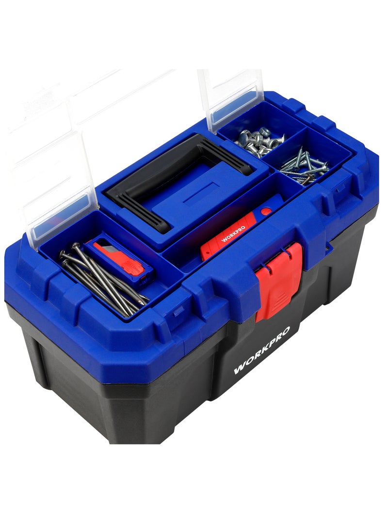 WORKPRO Tool box for storing, 16-inch tools and tools with a removable inner shelf  - Image 5