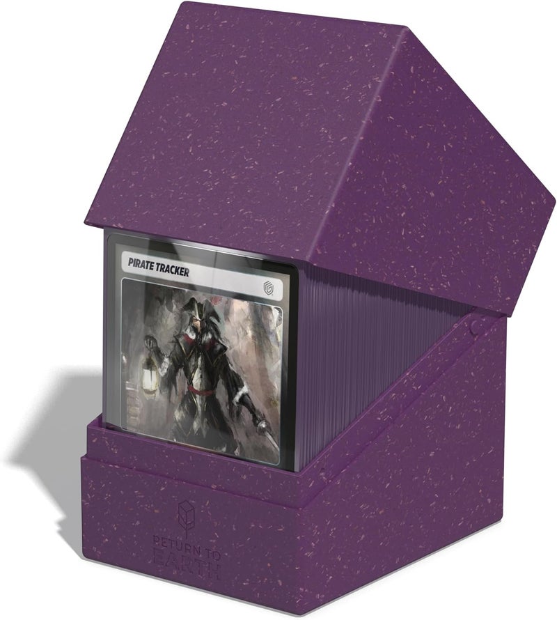 Ultimate Guard RTE Boulder 133+, Deck Case for 133 Double-Sleeved TCG Cards, Purple, 87% Renewable, Made in Germany, Secure & Durable Storage… - Image 5