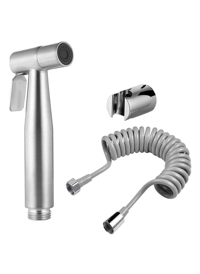 TAYRAN - Pack of 3 Handheld Bidet Sprayer, Handheld Sprayer Stainless Steel with Water Tank Hook and Shower Hose for Feminine Wash - Image 1