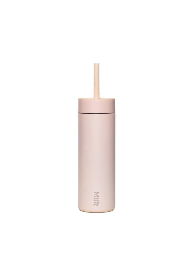 MiiR Sipper Straw Insulated Water Bottle, Thermo 3D Vacuum Technology, One-handed sipping, 16oz - Image 1