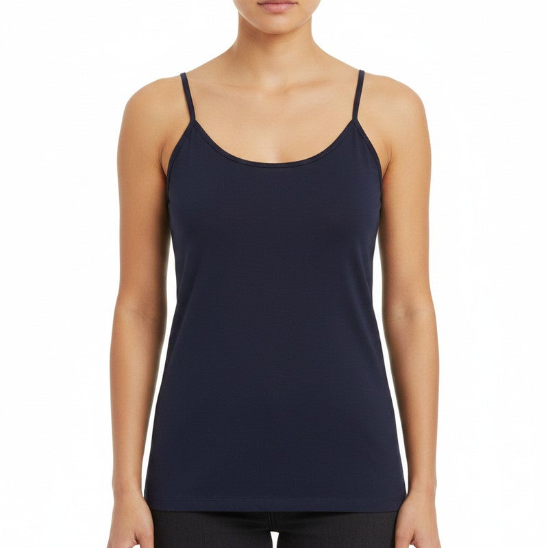 JOANNA Women Camisole Spaghetti Strap Scoop Neck Slim Fit Innerwear Apparel - Image 1