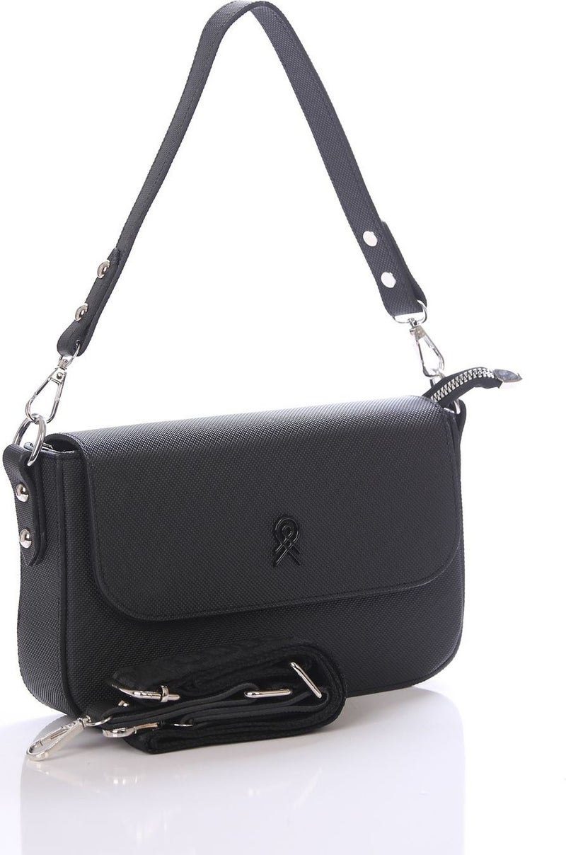 Byfox Fashion Shoulder Bag with Zipper on Back  - Image 2