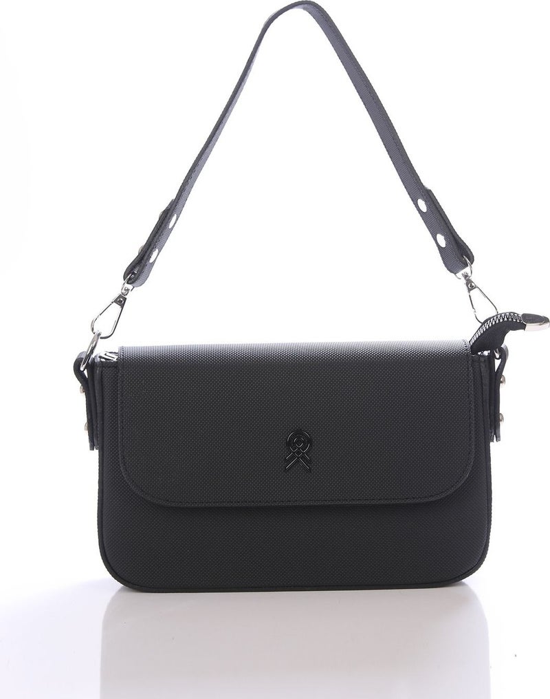 Byfox Fashion Shoulder Bag with Zipper on Back  - Image 1