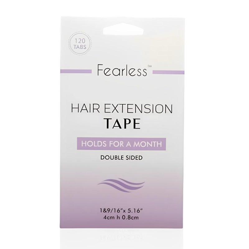 Fearless Tape Fearless Fashion Tape - Double Sided Clothing Body Tape for Dresses Necklines (50 Strips) | Clear Strong Hold Fabric Tape | Skin-Safe Adhesive Wardrobe Tape - Image 1