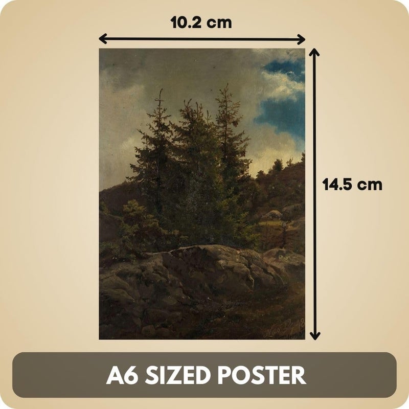 auraposter مجموعة من 40 ملصقًا للحائط (بتصميم طبيعي) - Image 2
