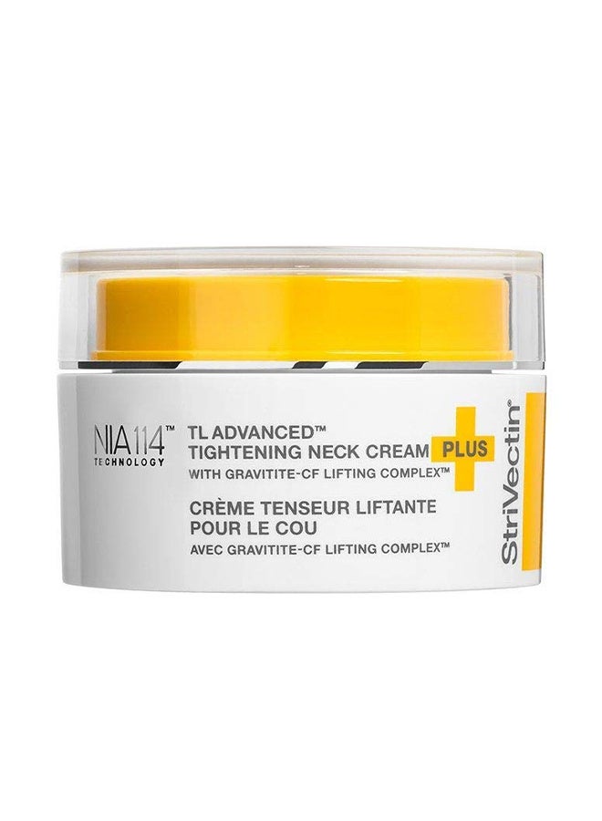 StriVectin TL Advanced™ Tightening Neck Cream PLUS, Tightening And Firming Neck & Décolleté Lines, Visibly Reducing Sagging And Crepey Skin For Smooth Healthy Looking Skin - Image 1