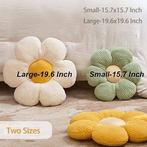 XIAIJIA Flower Pillow Flowers Shaped Pillow Cushion Decorative Daisy Pillow for Bed Cute Throw Pillow Flower Floor Pillow Soft Seat Cushion Pink Cushion 157 - Image 3