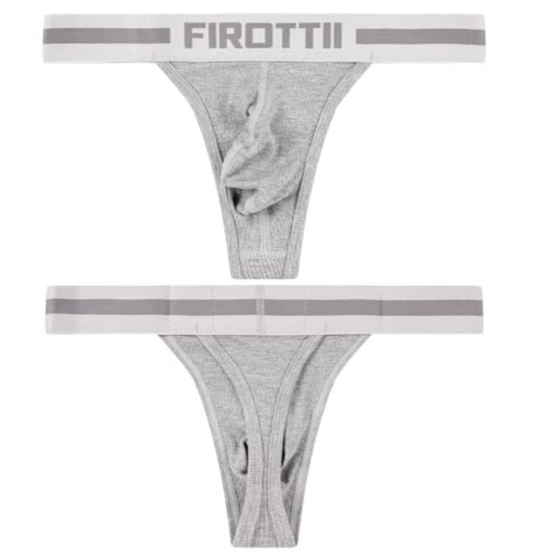 Mens Thong Underwear Ribber G-String Low Rise Briefs T-Back Pouch Stretch and All-day Comfort Lingerie for Men - Image 5
