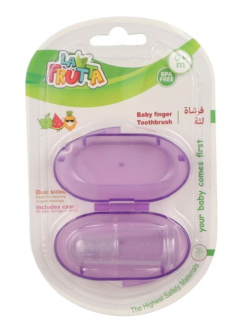 La Frutta Baby Finger Toothbrush - Purple