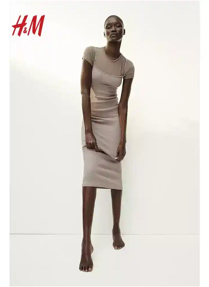 H and M - HM Women's New Loose Lightweight Comfortable And Fashionable Dress - Image 1