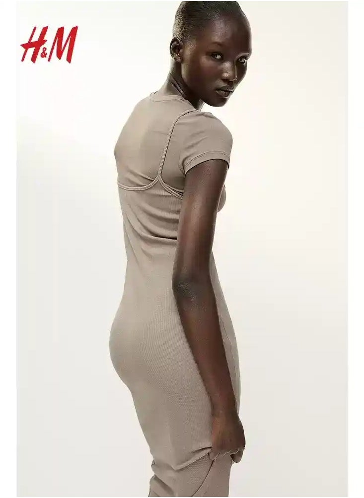 H and M - HM Women's New Loose Lightweight Comfortable And Fashionable Dress - Image 1