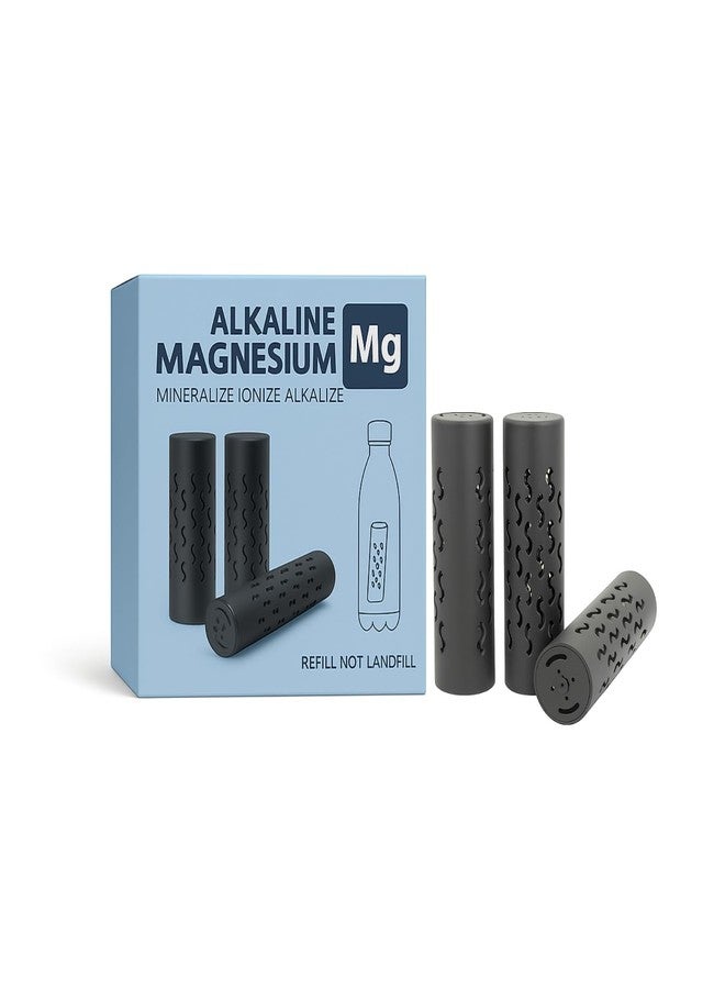 نيسبيرا أعواد نيسبيرا لنقع الماء القلوي بالمغنيسيوم - تضيف الإلكتروليتات والمعادن، متوافقة مع أي زجاجة أو إبريق صغير، عبوة من 3 قطع - Image 1