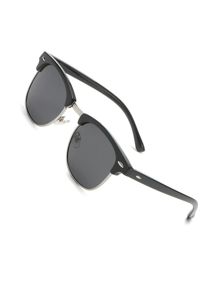 AZorb Semi Frame Sunglasses Men Women High Quality Classic Design Men's Ladies Sun Glassess Fashion Retro Sunglass Accessories UV400 Protection Shades for Driving Travel Daily  - Image 1