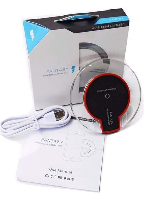 Qi Standard Wireless Charger for IPhone X/Iphone 8/Iphone 8 plus Limitless Charging Pad for Samsung Galaxy S3/S4/S5/S6/Note2/Note3/Note4, Colors may vary