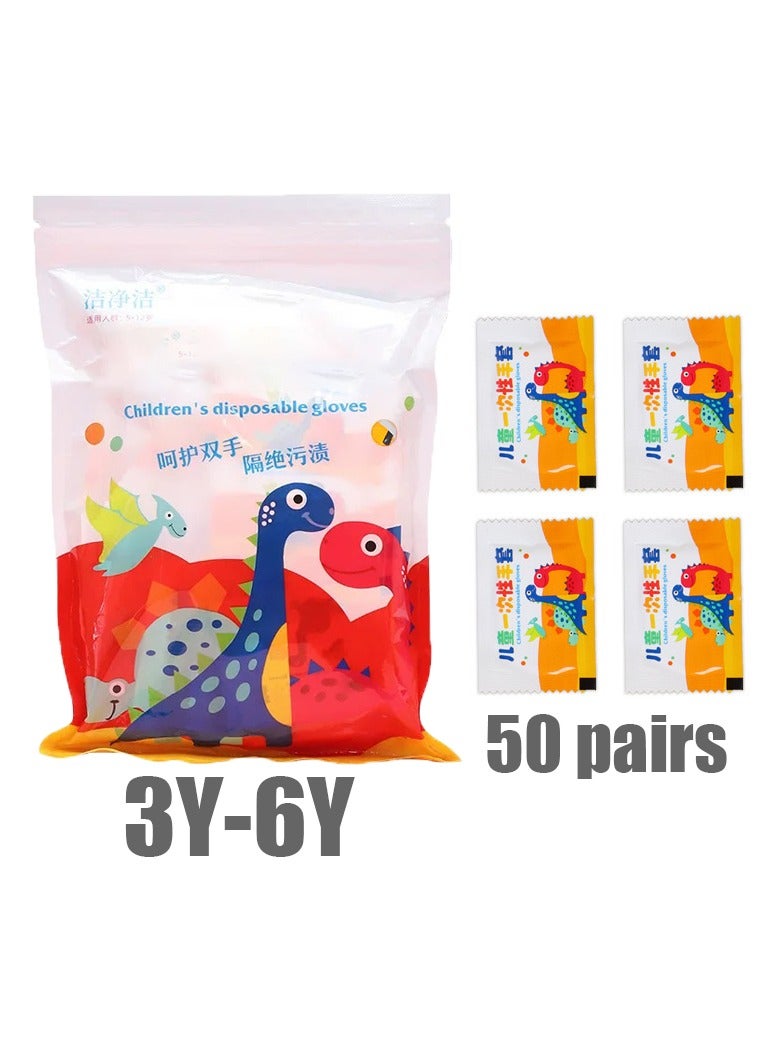 disposable gloves for kids 3 to 6  and 5 to 12 years old - Image 1