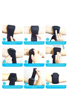 Excefore Tennis Elbow Braces for Tendonitis and Tennis Elbow, Tennis Golfers Elbow Support Arm Band Pain Relief, Neoprene Wraps Tennis Elbow Support Band Relief，Suitable for men and women  - Image 4