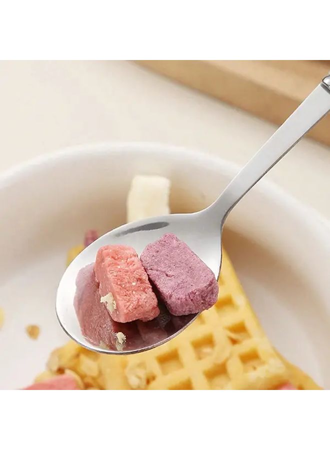 Green 3pcs Stainless Steel Portable Tableware Set Fork Spoon Chopsticks for Outdoor Camping Travel - Image 3