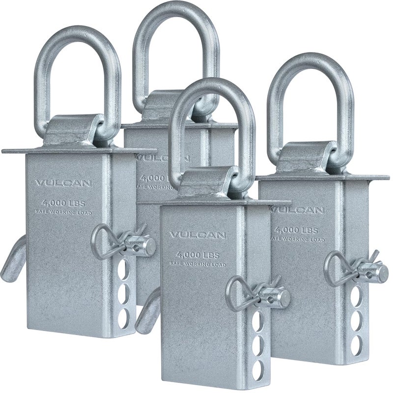 VULCAN Silver Stake Pocket DRing Assembly  4 Pack