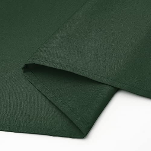 Wewoch Hunter Green Rectangle Tablecloth Wrinkle Resistant Washable Fabric Table Cloth for Dining, Kitchen, Parties, Weddings and Outdoor Use 60 Inch by 84 Inch - Image 4