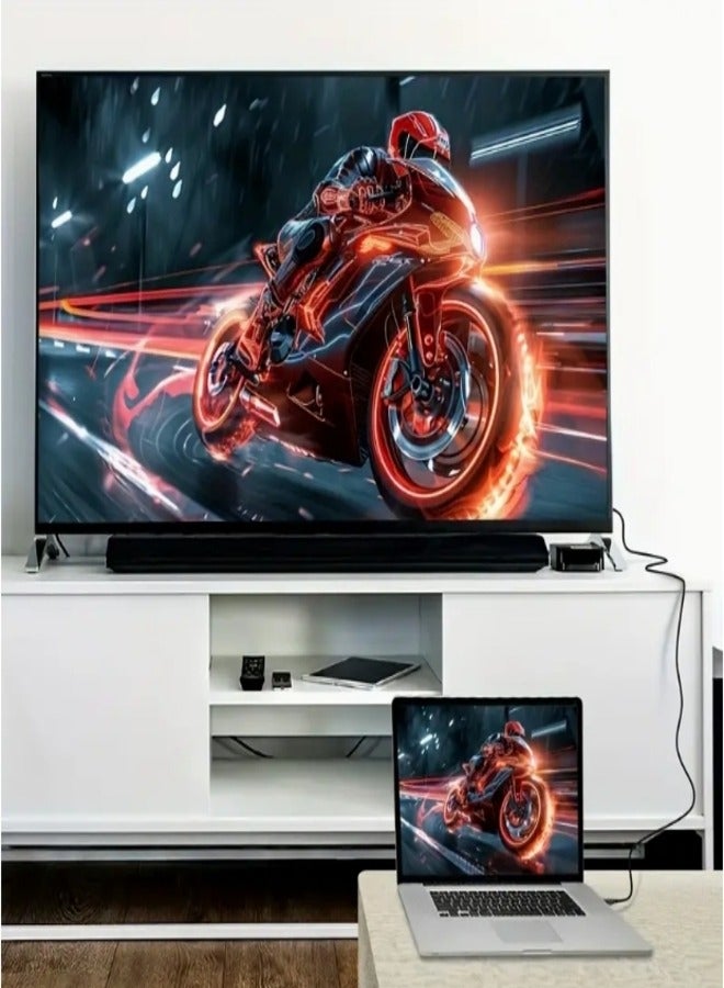 DisplayPort Cable（DP TO DP）3M DisplayPort To Display Port Cable Black Durable Black Design for Gaming, PC, Laptop Setup, Gaming Setup, Sleek Cable Design, Highspeed Connectivity - Image 4