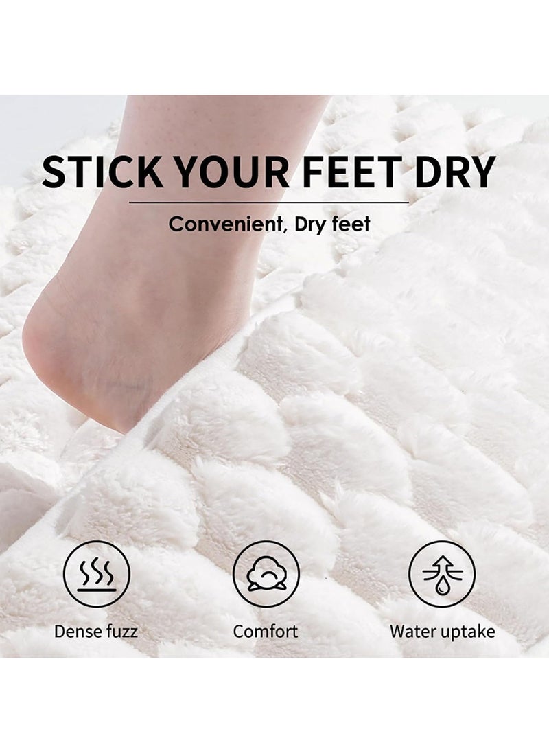 كي واي دي جفف سريع 2 بوصة 1 سجاد دش غير انزلاقي ممتص لأرضية الحمام، قابل للغسيل في الغسالة، 80 × 50 سم، ناعم وآمن للأطفال/الحيوانات الأليفة (خاكي) - Image 3