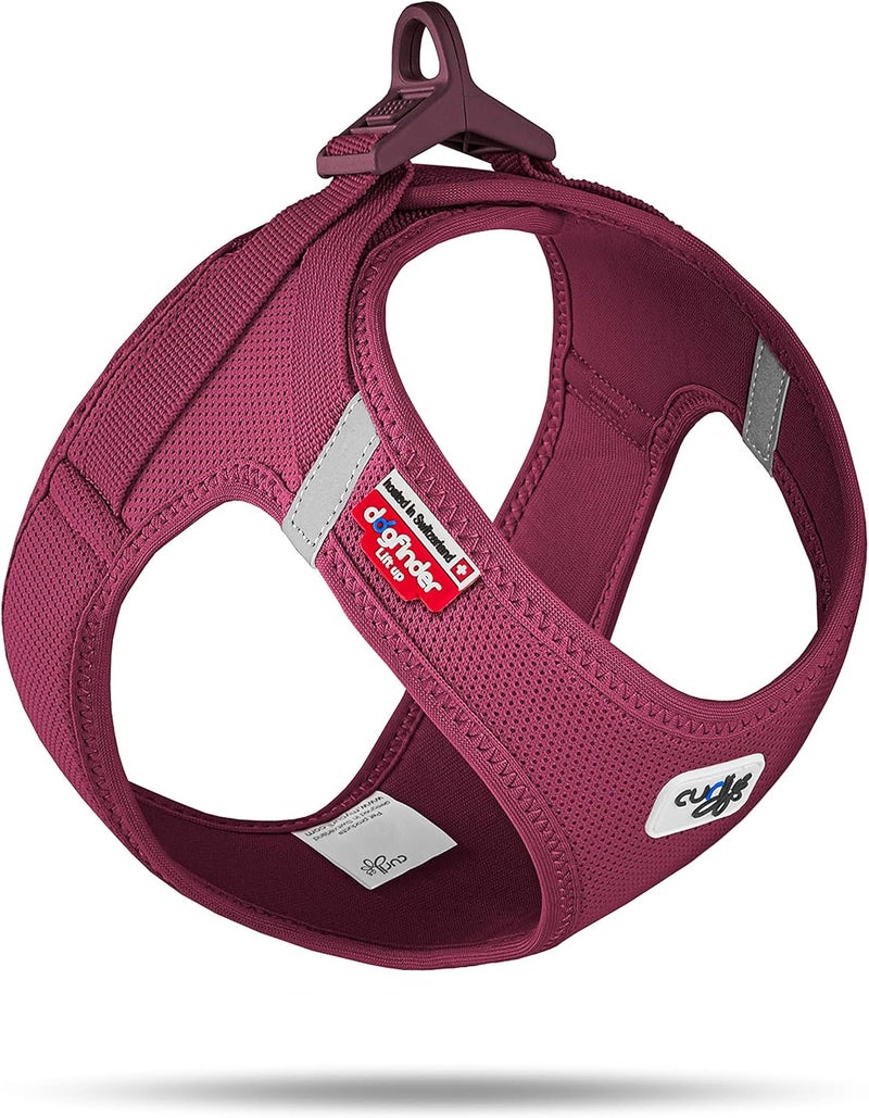 Curli Vest Harness Clasp Air-Mesh Ruby XL - Image 1