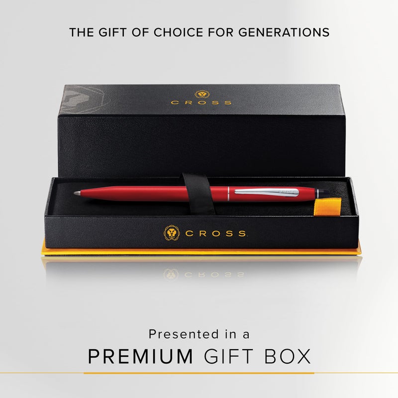 Cross Click Refillable Ballpoint Pen, Medium Ballpen, Includes Premium Gift Box - Crimson Lacquer - Image 5