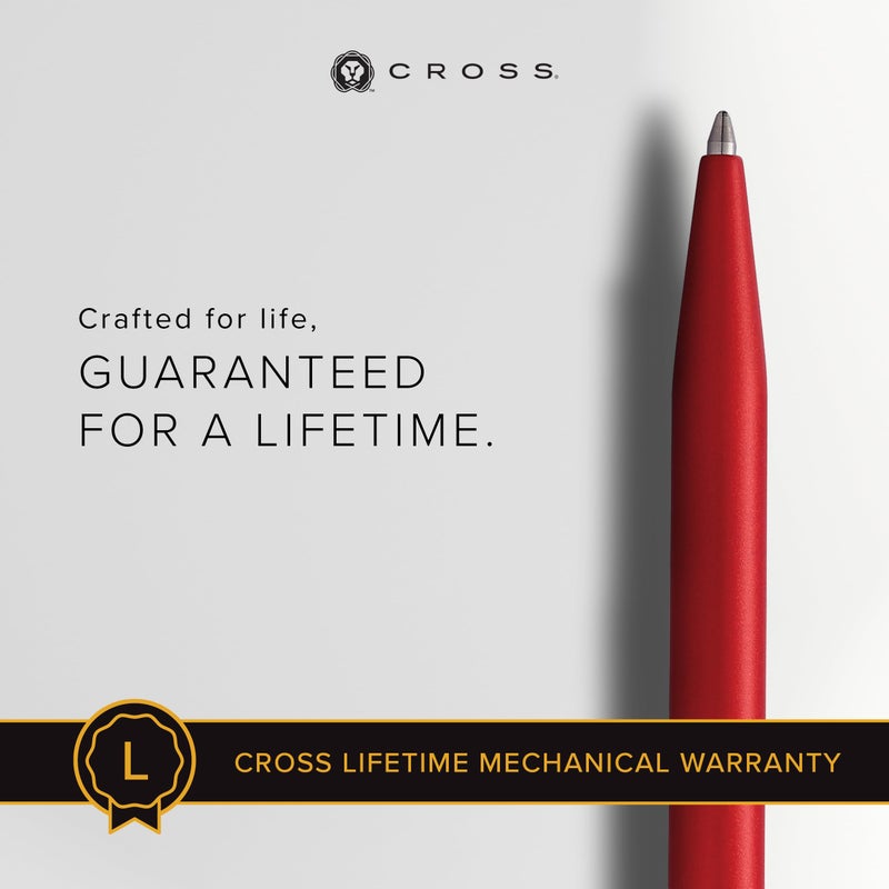 Cross Click Refillable Ballpoint Pen, Medium Ballpen, Includes Premium Gift Box - Crimson Lacquer - Image 3