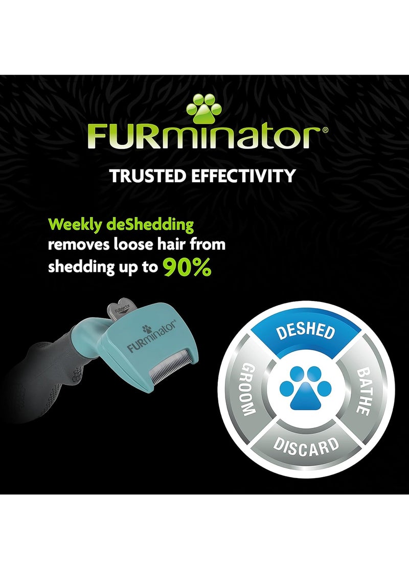 FURminator - Undercoat deShedding Tool for Small Long Hair Cats Under 5 kg - Image 1