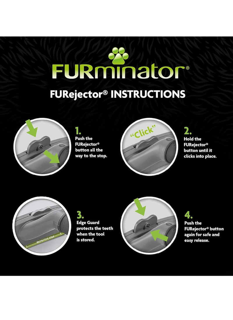 FURminator - Undercoat deShedding Tool for Small Long Hair Cats Under 5 kg - Image 1