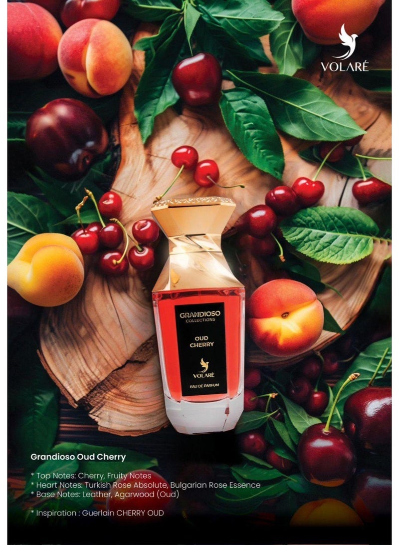 VOLARE Oud Cherry Eau de Parfum For Unisex - ‏ 100ml (Inspired by Guerlain Cherry Oud) - Image 3