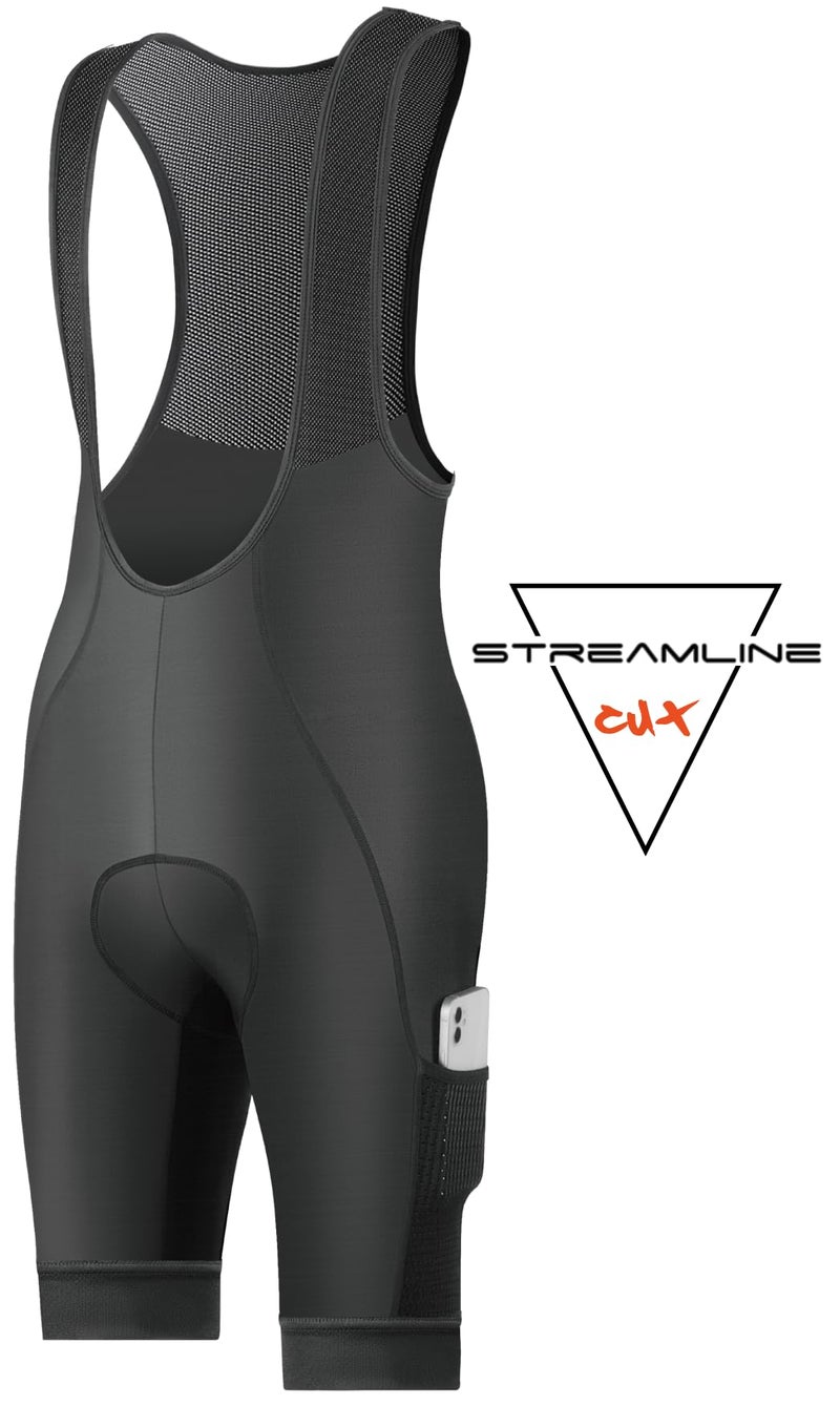 CEROTIPOLAR Cycling Bibs Men, Long Riding Pad Bicycle Biking Bib Shorts UPF50+ - Image 2