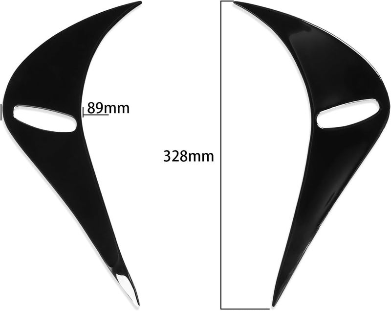 Vuzmode Gloss Black Headlight Eyebrows for Toyota GT86 - Image 2