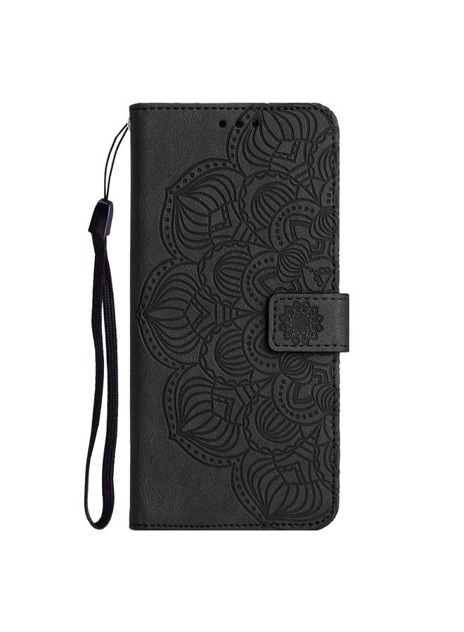 اس-توب جراب لهاتف iPhone 12 / 12 Pro جراب هاتف جلدي قابل للطي منقوش عليه ماندالا - Image 2