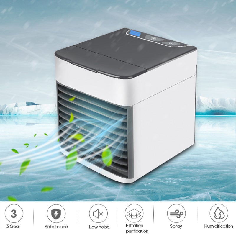 Mini Air Conditioner Fan USB Cooler Small Cooling Circulator for Home Dormitory Office Room Desktop Table Use Portable - Image 1