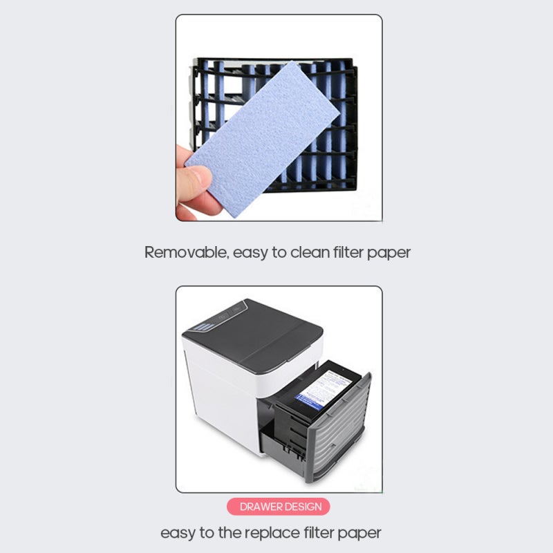 Mini Air Conditioner Fan USB Cooler Small Cooling Circulator for Home Dormitory Office Room Desktop Table Use Portable - Image 5