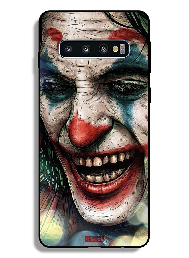 Tolwak Samsung Galaxy S10 Plus Protective Case Cover Joker Laughing Face - Image 2