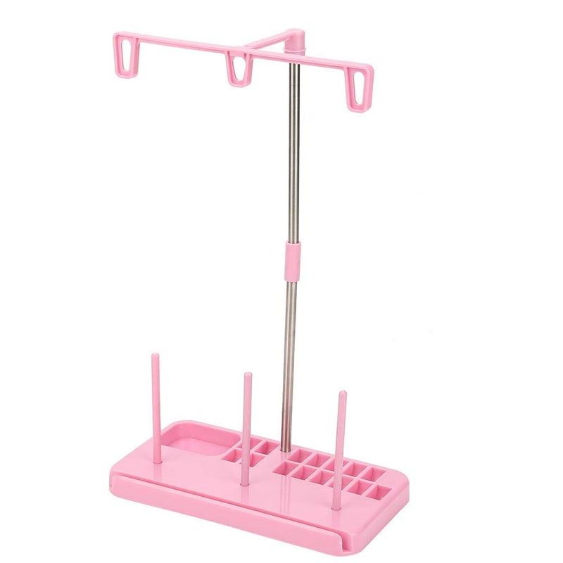 Walfront 3 Spool Stand Holder Multifunction Embroidery Thread Quilting Rack Sew Quilting for Home Sewing Machine - Image 2