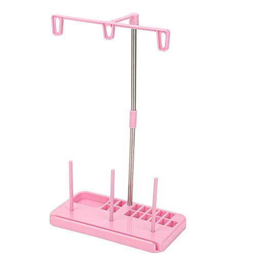 Walfront 3 Spool Stand Holder Multifunction Embroidery Thread Quilting Rack Sew Quilting for Home Sewing Machine - Image 1