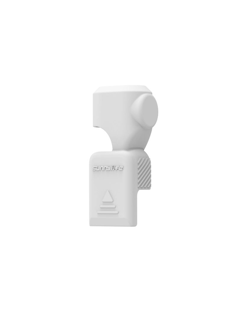 Generic Sunnylife Osmo Pocket 3 silicone protective cover Pocket 3 PTZ protective shell drop-resistant accessories Gray White 