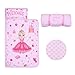 Decalsweet Kids Sleeping Bag Nap Mat with Removable Pillow and BlanketExtra Thick Large 2 in 1 Slumber Bags for Boys GirlsToddler Nap Mat for Preschool Daycare Travel Camping - Image 3