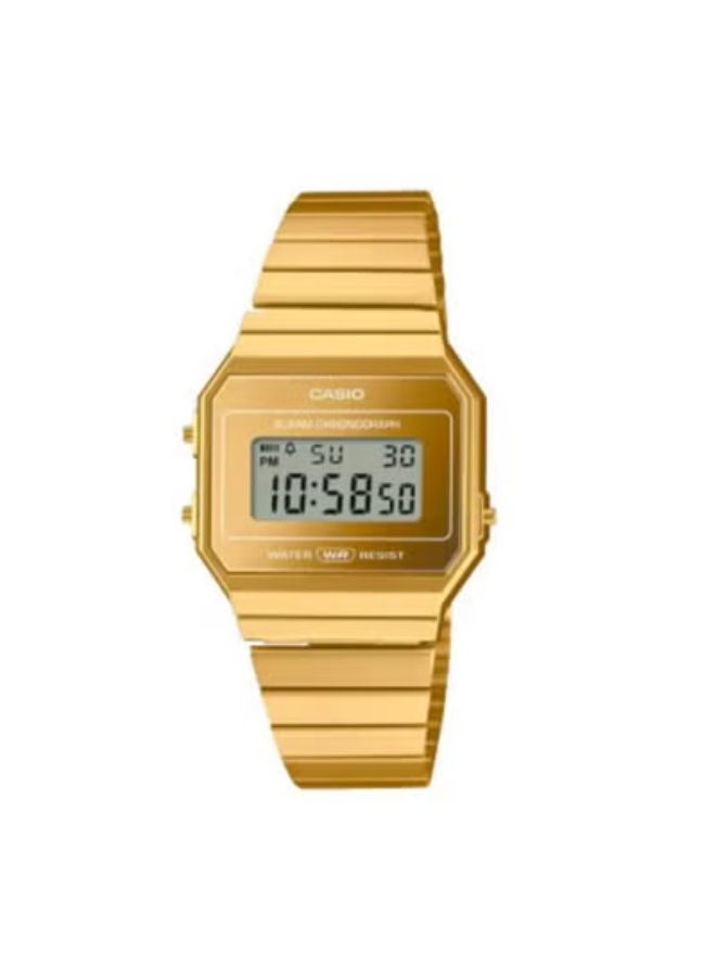 CASIO Stainless Steel Digital Wrist Watch A700WEVG-9ADF - Image 1