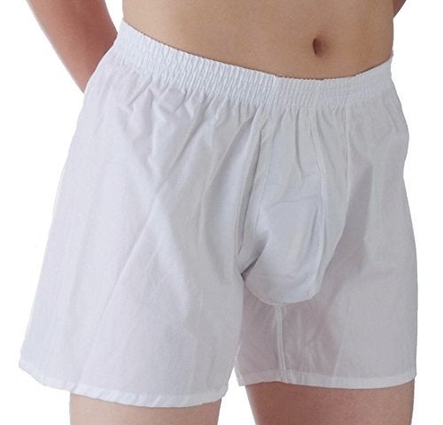 MSPEC Men's Boxers 3D-Crotch Breathable/Comfortable MS-03 White XL - Image 2