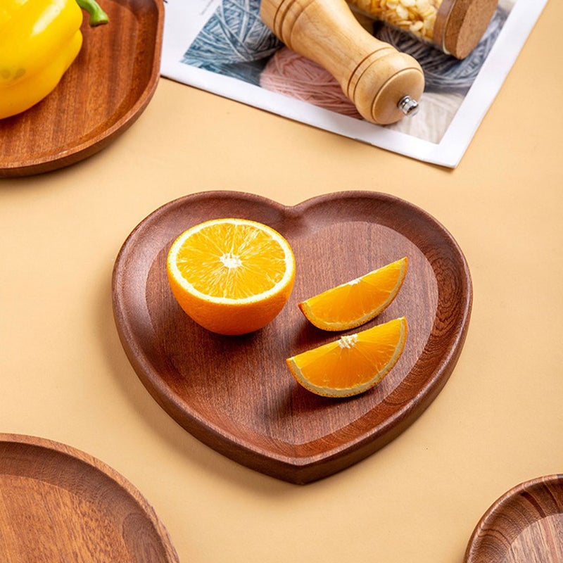 🍽️ صينية تقديم طعام خشبية بثلاث طبقات للمطاعم والفنادق 21 5 2 سم تصميم بسيط - Image 1