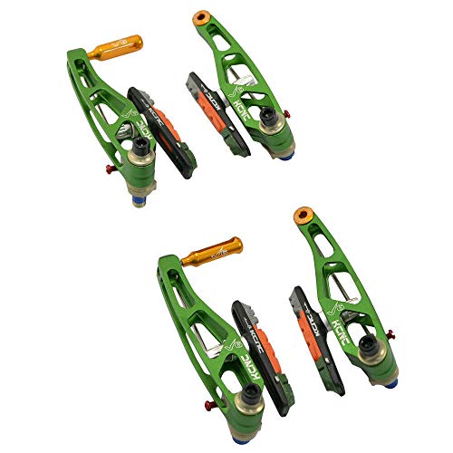 KCNC V6 VB6 MTB V-Brake Set (V-Brakes and Levers), Green, SK2169 - Image 2