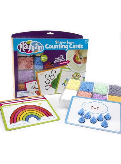 Learning Resources Educational Insights Playfoam & Learn Counting Set, Flash Card Set, Fidget, Sensory Toys, Preschool Kindergarten Classroom Essentials, Ages 3+