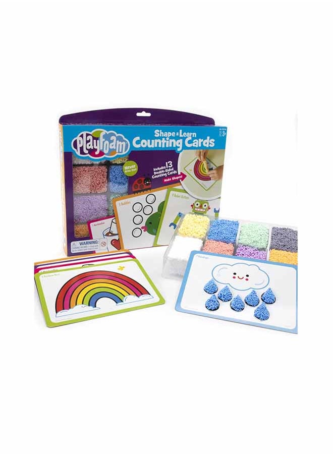 Learning Resources - Educational Insights Playfoam Shape & Learn Counting Set, Flash Card Set, Fidget, Sensory Toys, Preschool Kindergarten Classroom Essentials, Ages 3+ - Image 1